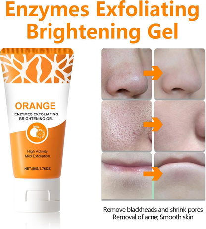 Orange enzyme exfoliating gel