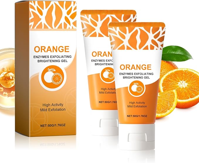 Orange enzyme exfoliating gel