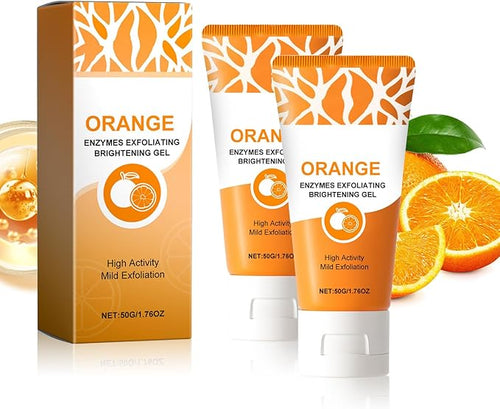 Orange enzyme exfoliating gel